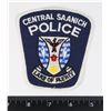 Image 1 : #590 CENTRAL SAANICH POLICE BC CLOTH INSIGNIA