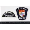 Image 1 : #594 OTTAWA WINDSOR ONTARIO POLICE CLOTH INSIGNIA