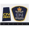 Image 1 : #599 CN POLICE PATCH AND SHOULDER INSIGNIA