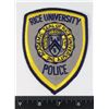 Image 1 : #609 RICE UNIVERSITY POLICE CLOTH CREST PATCH