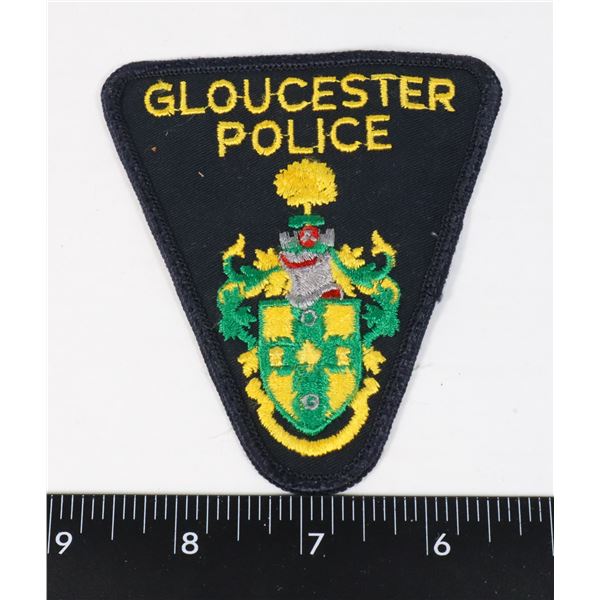 #616 BRITISH GLOUCESTER POLICE CLOTH PATCH BADGE