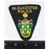 Image 1 : #616 BRITISH GLOUCESTER POLICE CLOTH PATCH BADGE