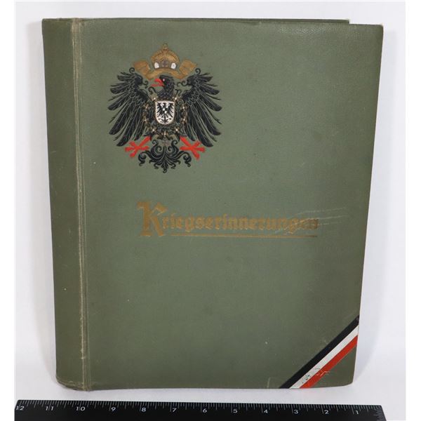 #620 WW1 IMPERIAL GERMAN PHOTO ALBUM  WAR