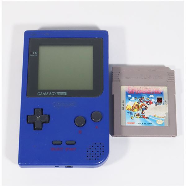 #653 NINTENDO GAME BOY POCKET WORKING W/ SUPER