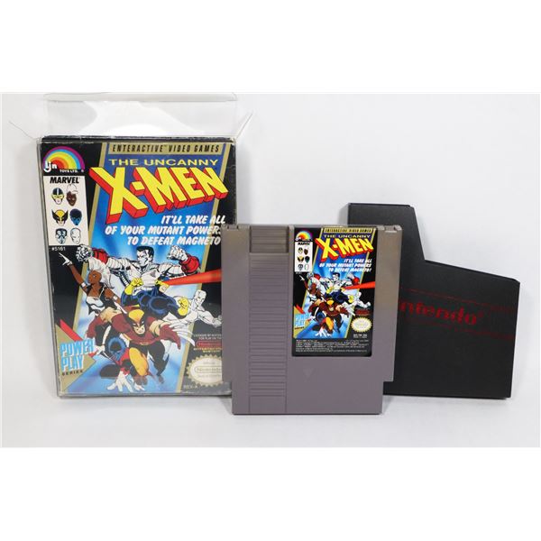 #663 NINTENDO NES GAME BOXED UNCANNY X-MEN