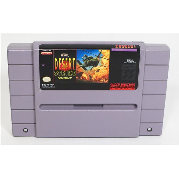 #684 SNES GAME DESERT STRIKE