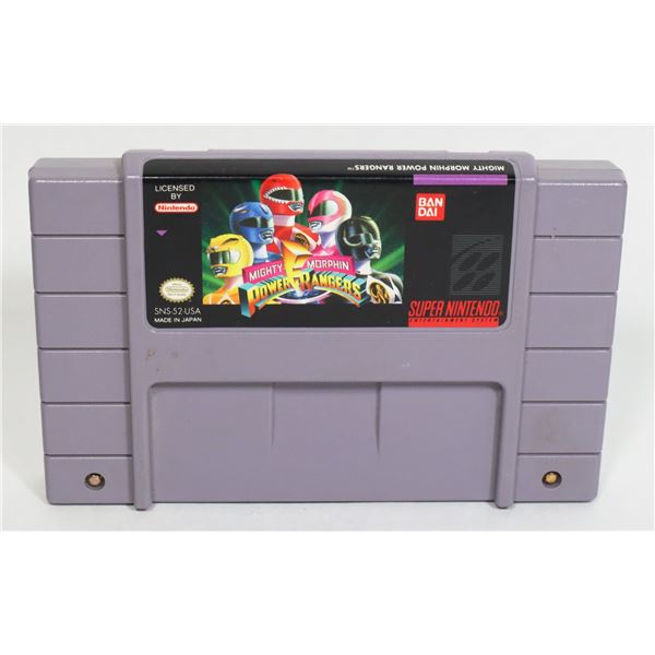 #689 SNES GAME MIGHT MORPHIN POWER RANGERS