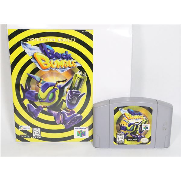 #693 NINTENDO 64 N64 GAME BUCK BUMBLE W/