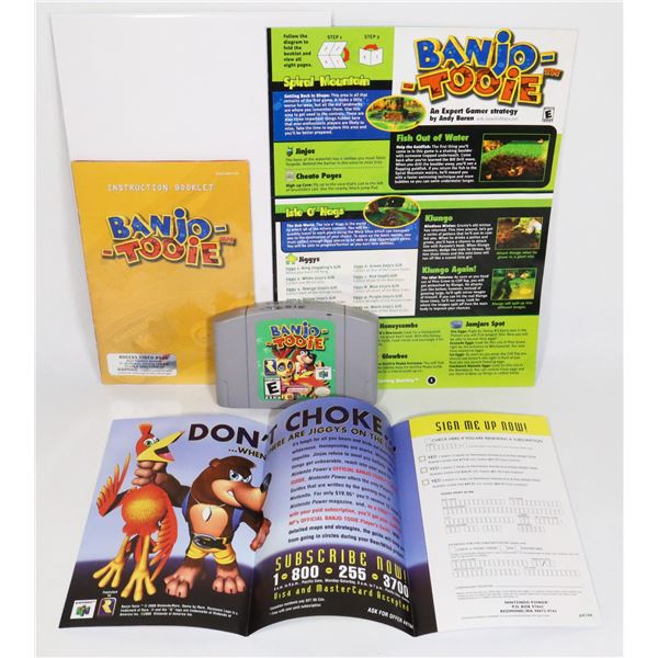 #701 NINTENDO 64 N64 GAME BANJO TOOIE W/
