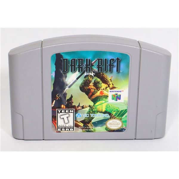 #707  N64 NINTENDO N64 GAME DARK RIFT