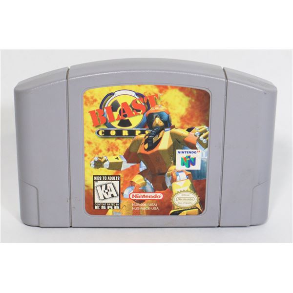 #711  N64 NINTENDO N64 GAME BLAST CORPS
