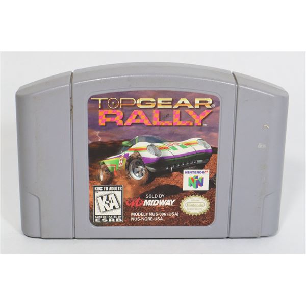 #716  N64 NINTENDO N64 GAME TOP GEAR RALLY