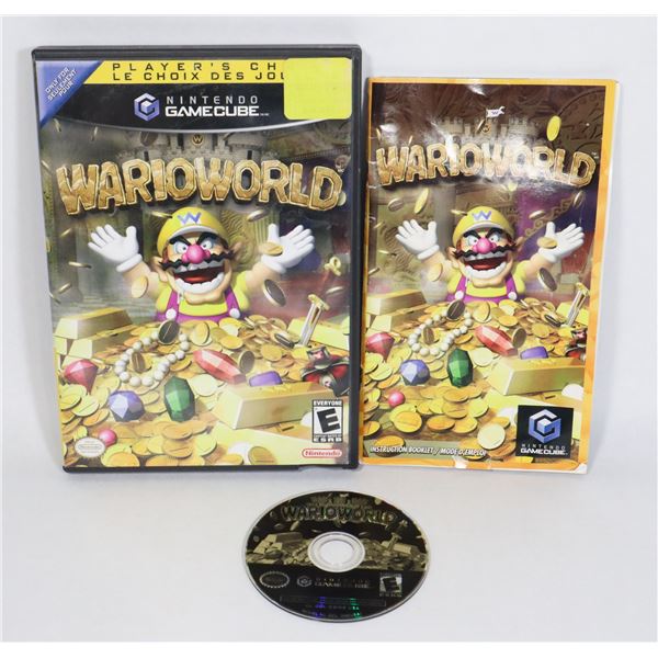 #722 NINTENDO GAMECUBE WARIO WORLD CIB