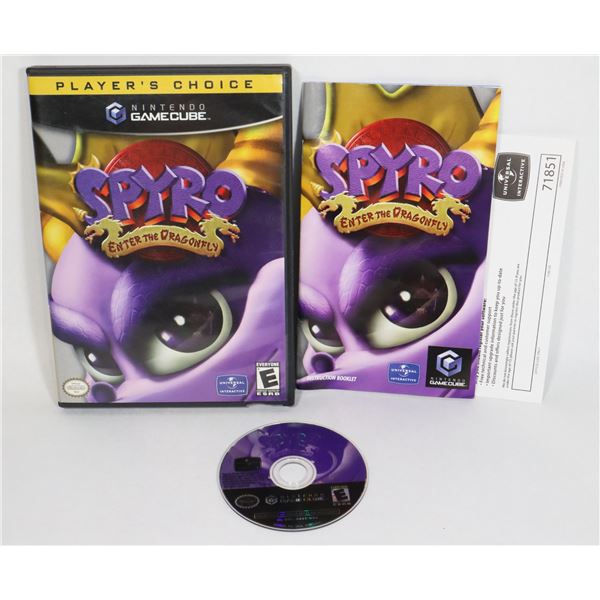 #726  NINTENDO GAMECUBE SPYRO ENTER THE DRAGONFLY