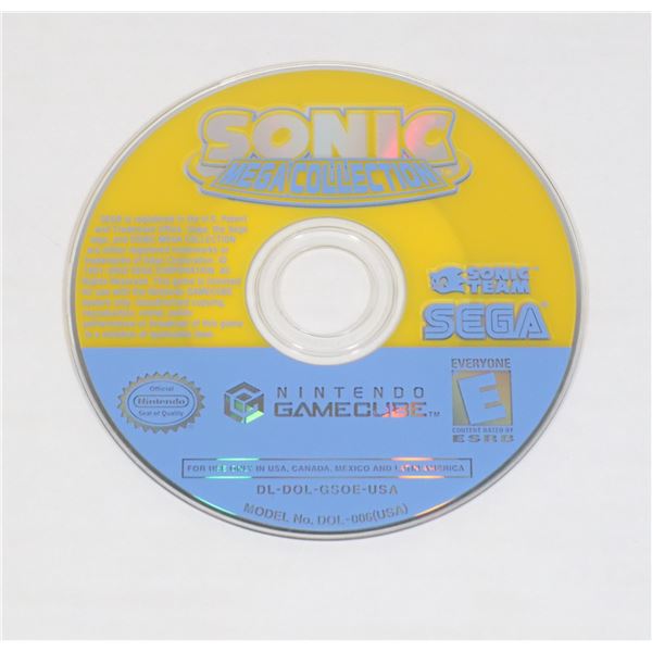 #731 NINTENDO GAMECUBE SONIC MEGA COLLECTION