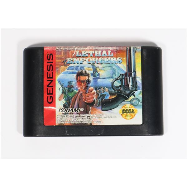 #830 SEGA GENESIS GAME LETHAL ENFORCERS