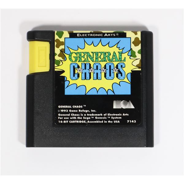 #831 SEGA GENESIS GAME GENERAL CHAOS