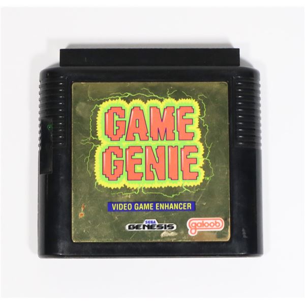 #834 SEGA GENESIS GAME GAME GENIE TURNS ON
