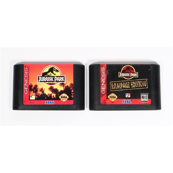#835 SEGA GENESIS JURASSIC PARK RAMPAGE EDITION