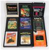 Image 1 : #864 LOT OF 9 ATARI 2600 GAMES BATTLE ZONE SPACE
