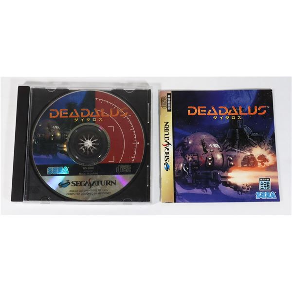 #905 JAPANESE SEGA SATURN GAME DEADALUS CIB
