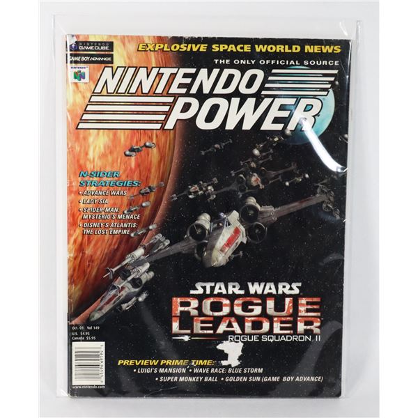 #931 NINTENDO POWER MAGAZINE #149 OCT 2001 WORN