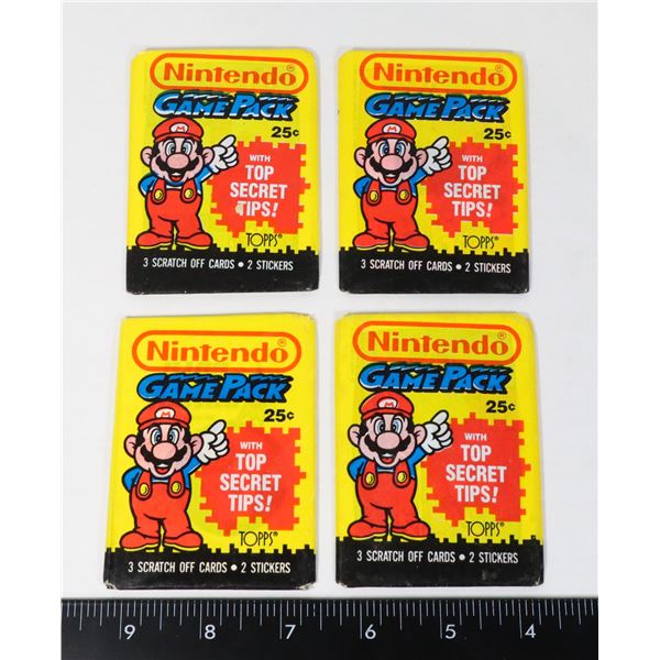 #936 SEALED NINTENDO GAMEPACK CARD SET OF 3 1989