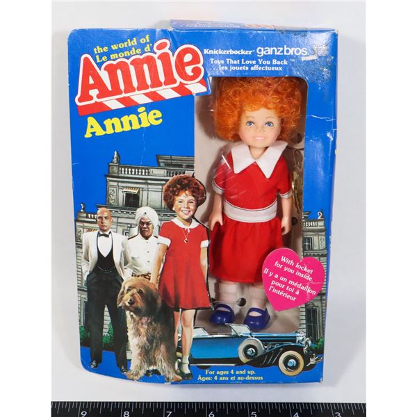 #1119 ANNIE DOLL FIGURE BOXED GANZBROS 1982