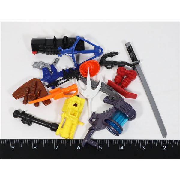 #1121  LOT 1980'S-90'S ACTION FIGURE ACCESSORIES