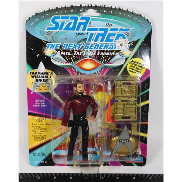 #1167 STAR TREK TNG WILLIAM RIKER ACTION FIGURE