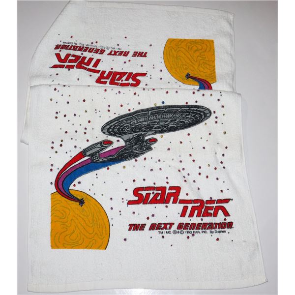 #1171 1993 STAR TREK TNG TOWEL VINTAGE FASHION