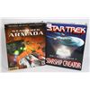 Image 1 : #1173 BIG BOX PC GAMES STAR TREK LOT OF 2 ARMADA +