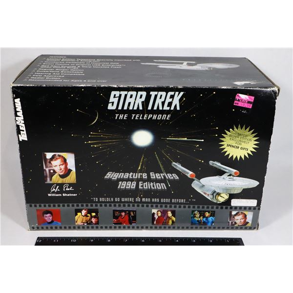 #1174 STAR TREK TELEPHONE SIGNATURE SERIES BOXED