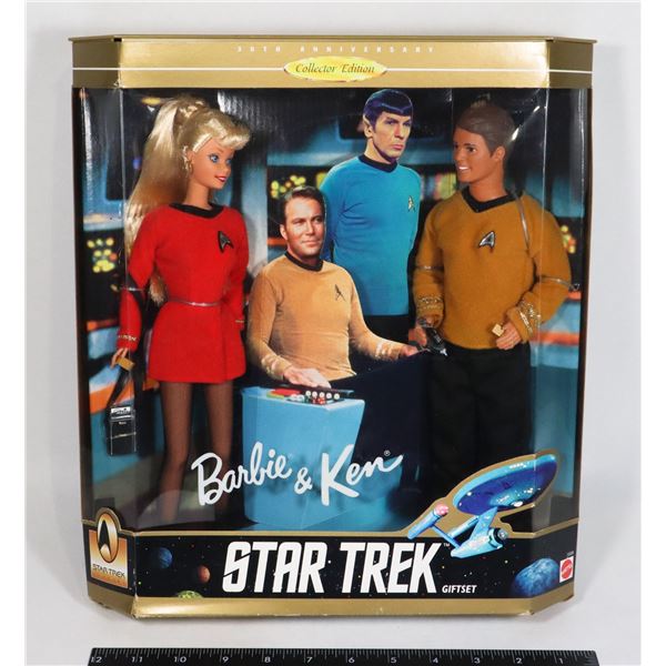 #1176 STAR TREK GIFTSET BARBIE & KEN MATTEL 1996