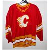 Image 1 : #1200 CALGARY FLAMES NHL HOCKEY JERSEY VINTAGE