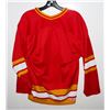 Image 2 : #1200 CALGARY FLAMES NHL HOCKEY JERSEY VINTAGE