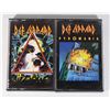 Image 1 : #1240 DEF LEPPARD PYROMANIA HYSTERIA CASSETTE TAPE