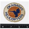 Image 1 : #1273 VINTAGE OKANAGAN HELICOPTERS PATCH BC