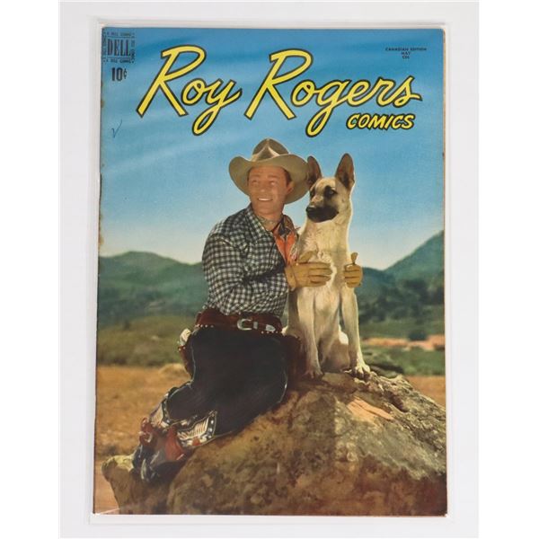 #1329 CANADIAN EDITION ROY ROGERS COMICS #17 1949