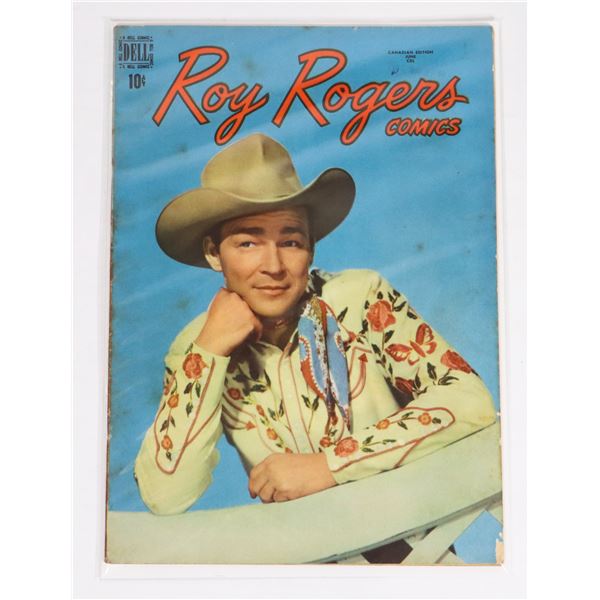 #1330 CANADIAN EDITION ROY ROGERS COMICS #18 1949