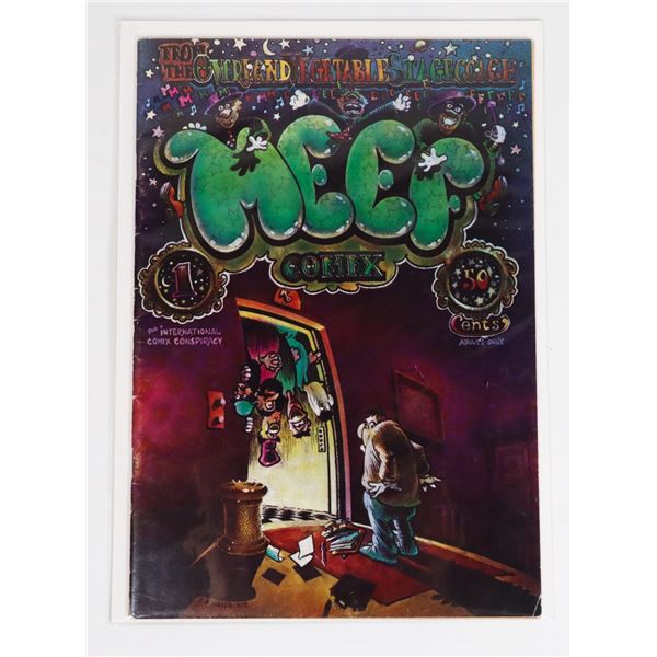 #1333 MEEF COMIX #1 COMICS 1972 UNDERGROUND 1ST