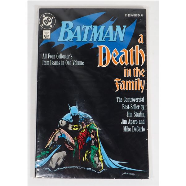 #1334 DC COMICS BATMAN A DEATH IN THE FAMILY 5TH