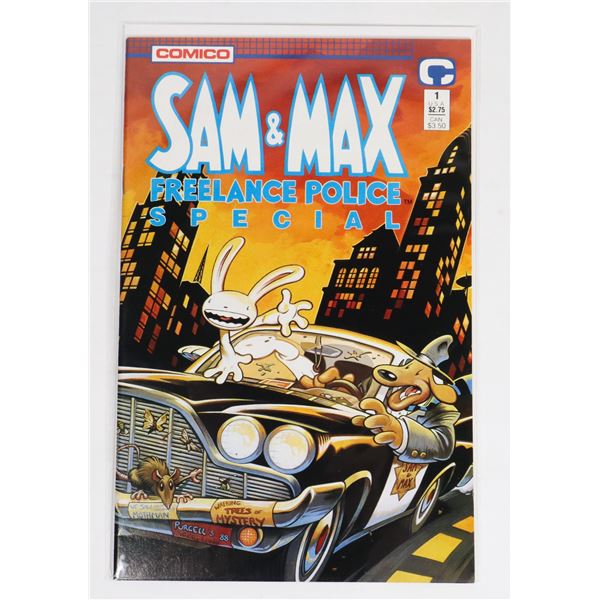 #1340 COMICO SAM & MAX FREELANCE POLICE SPECIAL #1