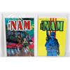 Image 1 : #1420 MARVEL COMICS THE NAM VOLUME #1 #2 1988