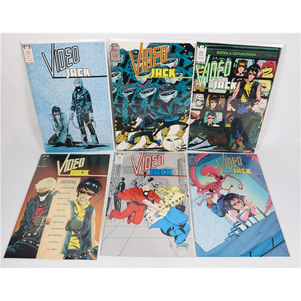 #1474 EPIC COMICS VIDEO JACK #1-#6 1987 COMPLETE