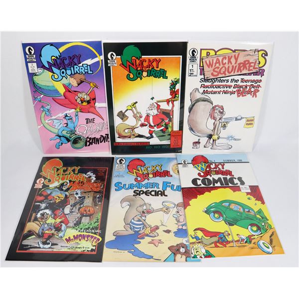 #1478 DARK HORSE COMICS WACKY SQUIRREL #1-#4 1987