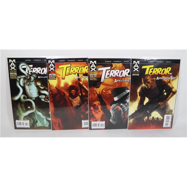 #1483 MAX COMICS TERROR INC APOCALYPSE SOON 1-4