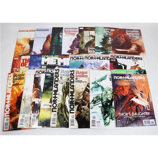 #1485 DC VERTIGO COMICS NORTHLANDERS LARGE LOT OF