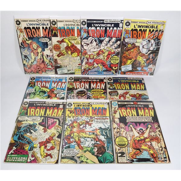 #1493 EDITIONS HERITAGE L'INVINCIBLE IRON MAN LOT