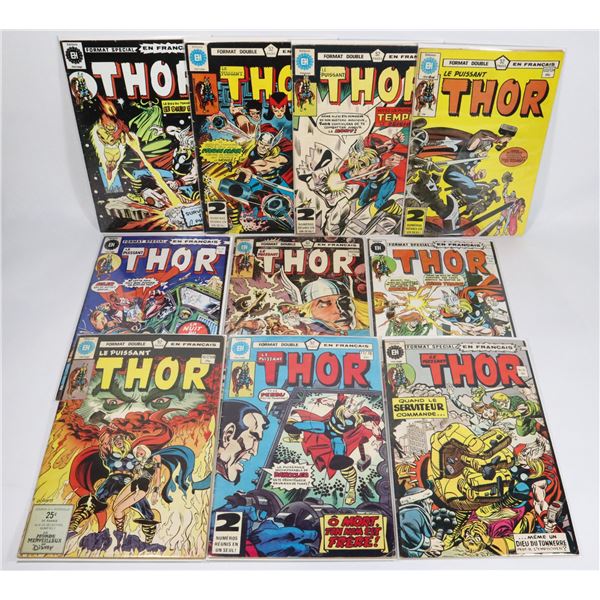 #1494 EDITIONS HERITAGE LE PUISSANT THOR LOT OF 10